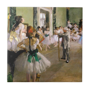 Edgar Degas The Dance Class Ceramic Tile