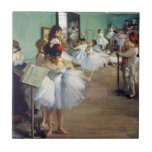 Edgar Degas - The Dance Class Ceramic Tile<br><div class="desc">The Dance Class / La classe de danse - Edgar Degas in 1874</div>