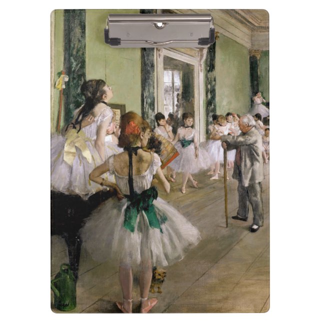 Edgar Degas - The Dance Class Clipboard (Front)