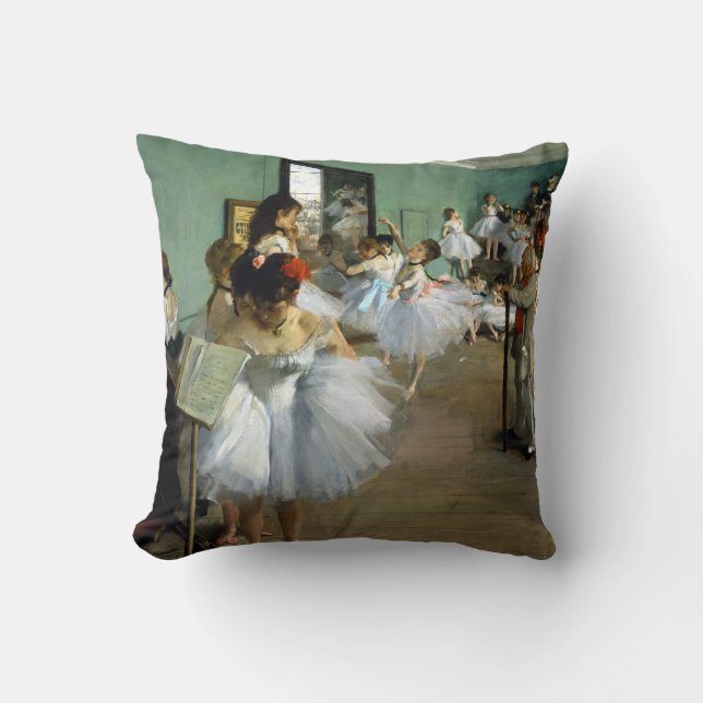 Edgar Degas The Dance Class Cushion (Front)