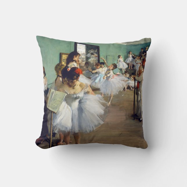 Edgar Degas - The Dance Class Cushion (Front)