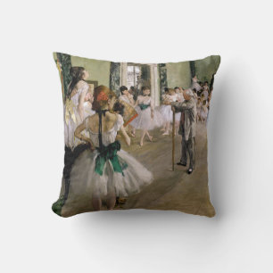 Edgar Degas - The Dance Class Cushion