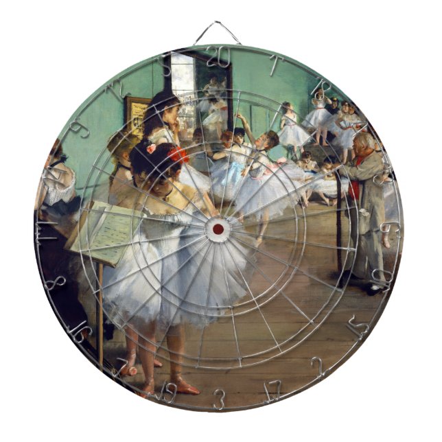 Edgar Degas - The Dance Class Dartboard (Front)