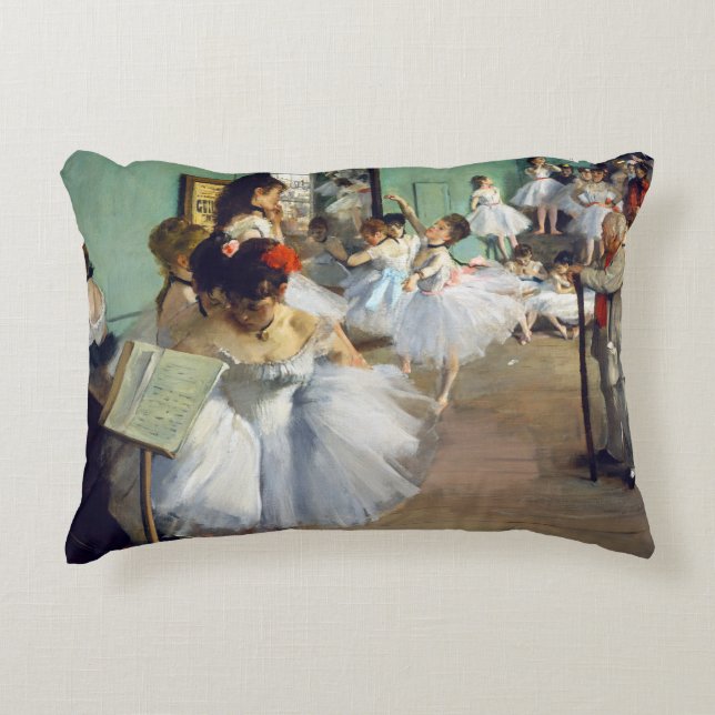 Edgar Degas - The Dance Class Decorative Cushion (Front)