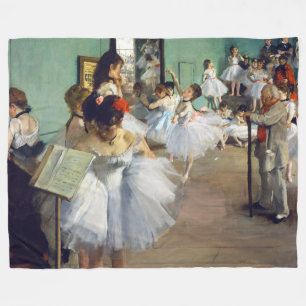 Edgar Degas - The Dance Class Fleece Blanket