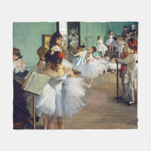 Edgar Degas - The Dance Class Fleece Blanket