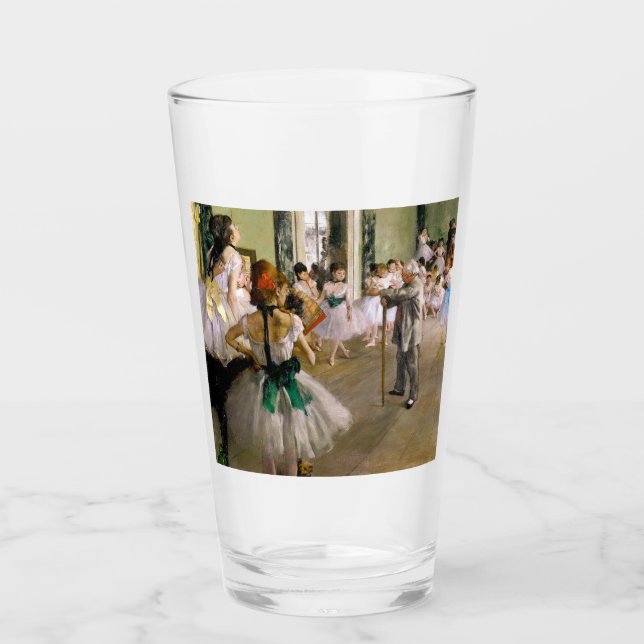 Edgar Degas The Dance Class Glass (Front)