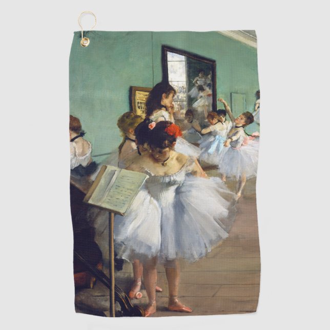 Edgar Degas - The Dance Class Golf Towel (Front)