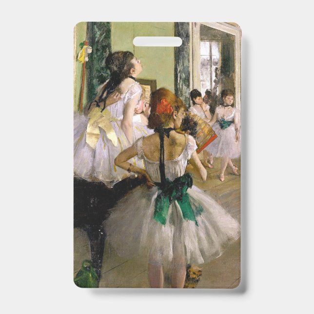 Edgar Degas The Dance Class ID Badge (Front)