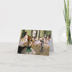 Edgar Degas The Dance Class Invitation