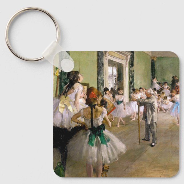 Edgar Degas The Dance Class Key Ring (Front)
