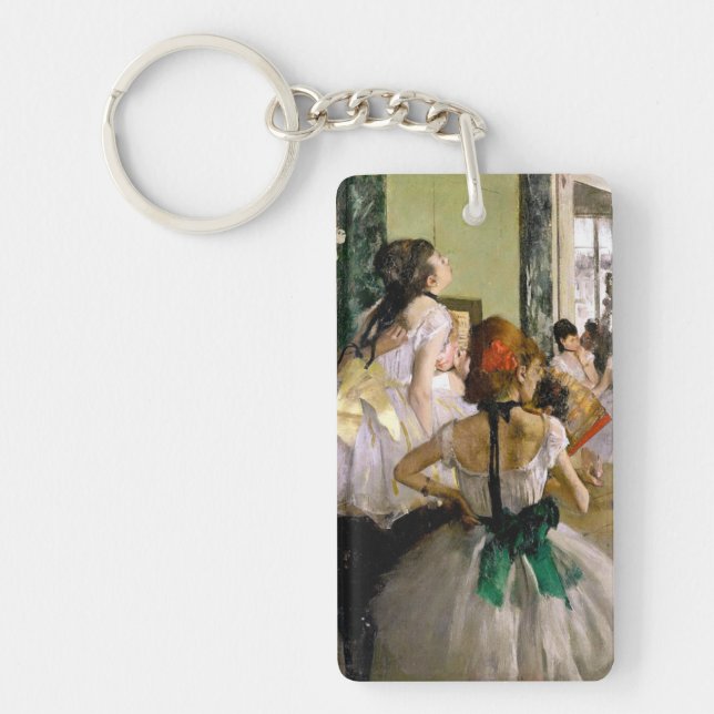 Edgar Degas The Dance Class Key Ring (Front)