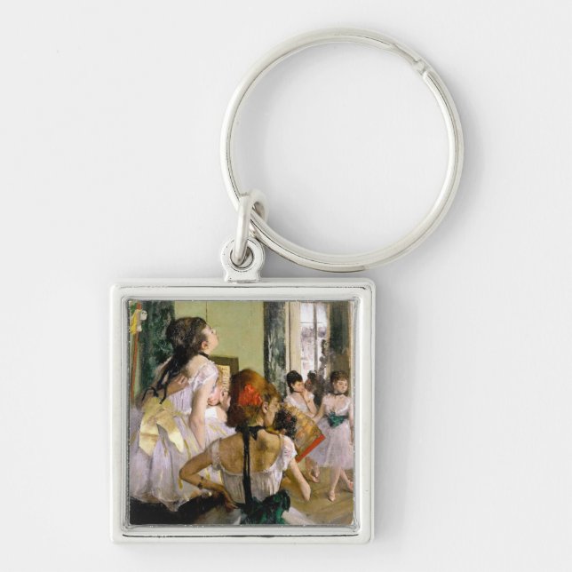 Edgar Degas The Dance Class Key Ring (Front)