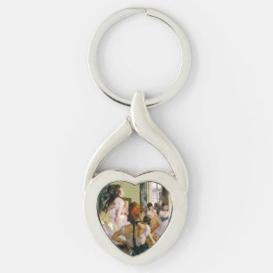Edgar Degas The Dance Class Key Ring