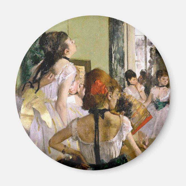 Edgar Degas The Dance Class Magnet (Front)