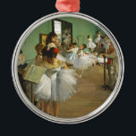 Edgar Degas The Dance Class Metal Tree Decoration<br><div class="desc">Beautiful vintage impressionist painting from the 1800s by the famous painter Edgar Degas. This portrait features ballerina dancers in green tones during class.</div>