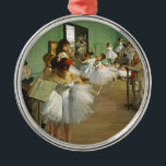 Edgar Degas The Dance Class Metal Tree Decoration<br><div class="desc">Beautiful vintage impressionist painting from the 1800s by the famous painter Edgar Degas. This portrait features ballerina dancers in green tones during class.</div>