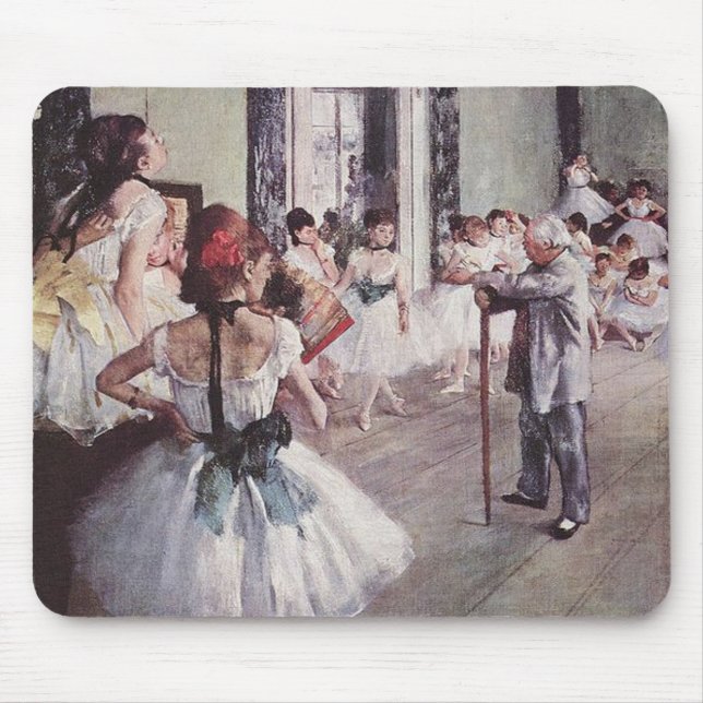 Edgar Degas The Dance Class  Mouse Pad (Front)