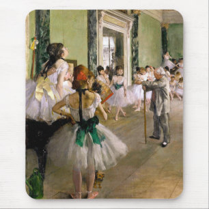 Edgar Degas The Dance Class Mouse Pad