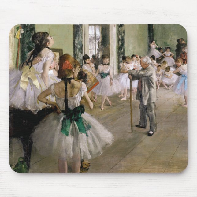 Edgar Degas - The Dance Class Mouse Pad (Front)