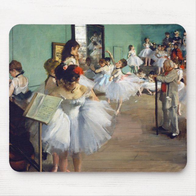 Edgar Degas - The Dance Class Mouse Pad (Front)