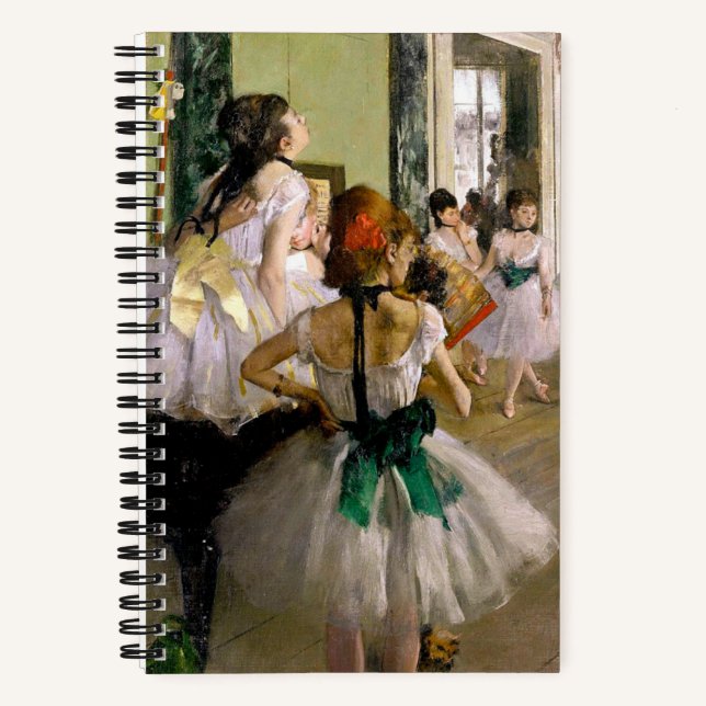 Edgar Degas The Dance Class Notebook (Front)