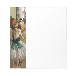 Edgar Degas The Dance Class Notepad