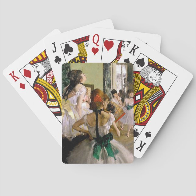 Edgar Degas The Dance Class Playing Cards (Back)