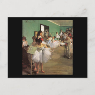 Edgar Degas The Dance Class Postcard