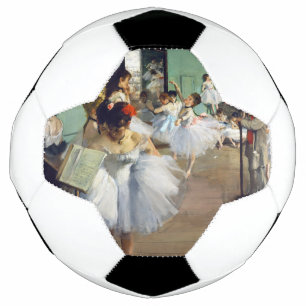 Edgar Degas - The Dance Class Soccer Ball
