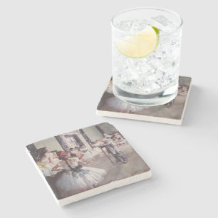 Edgar Degas The Dance Class Stone Coaster