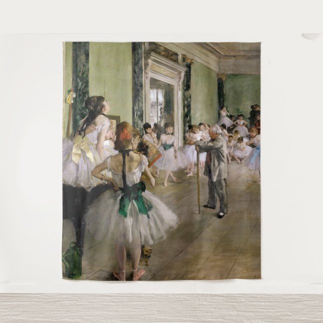 Edgar Degas - The Dance Class Tapestry (Front)
