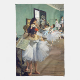 Edgar Degas - The Dance Class Tea Towel