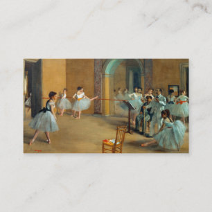 Edgar Degas The Dance Foyer at the Opera Enclosure Card