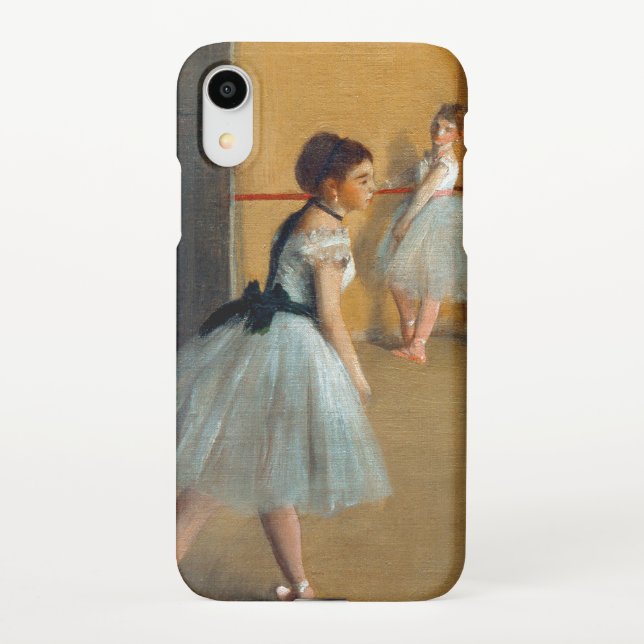 Edgar Degas The Dance Foyer at the Opera iPhone Case (Back)