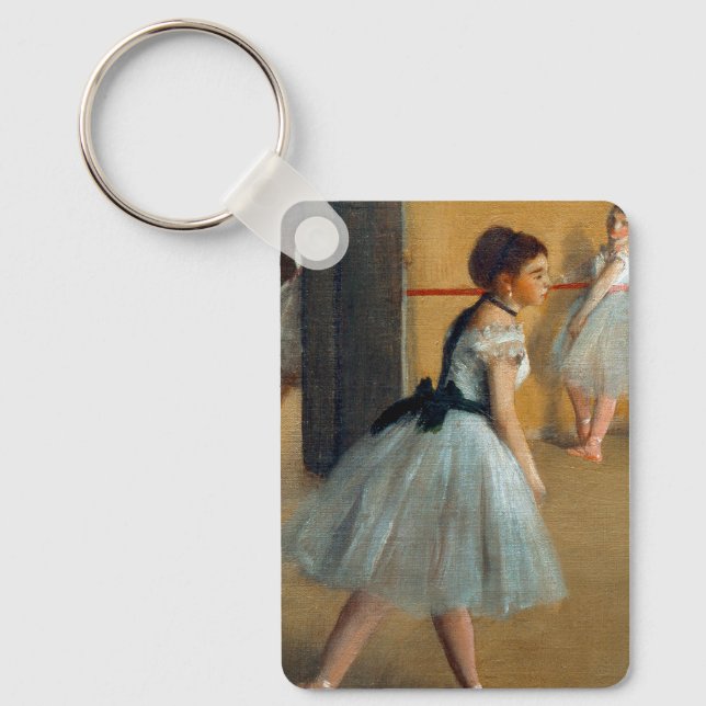 Edgar Degas The Dance Foyer at the Opera Key Ring (Front)