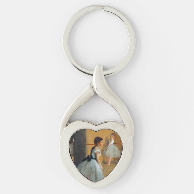 Edgar Degas The Dance Foyer at the Opera Key Ring (Front)