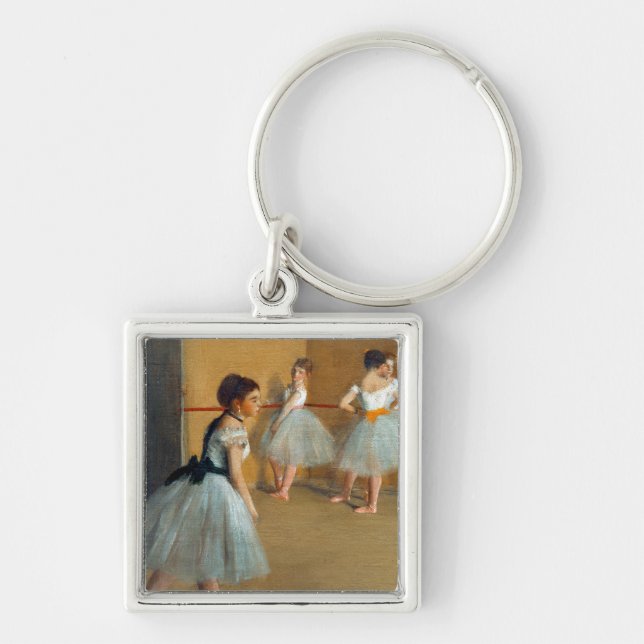 Edgar Degas The Dance Foyer at the Opera Key Ring (Front)
