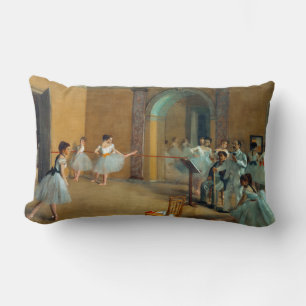 Edgar Degas The Dance Foyer at the Opera Lumbar Cushion