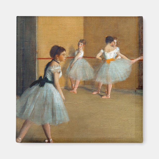 Edgar Degas The Dance Foyer at the Opera Magnet (Front)
