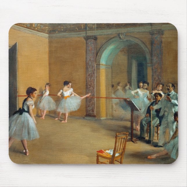 Edgar Degas The Dance Foyer at the Opera Mouse Pad (Front)
