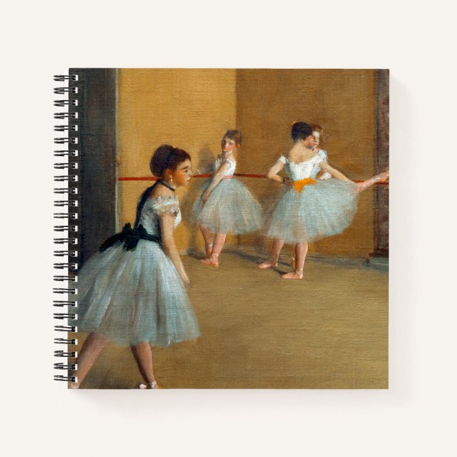 Edgar Degas The Dance Foyer at the Opera Notebook (Front)