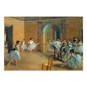 Edgar Degas The Dance Foyer at the Opera Photo Print