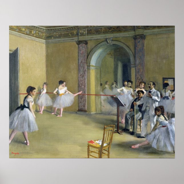 Edgar Degas | The Dance Foyer at the Opera Poster (Front)