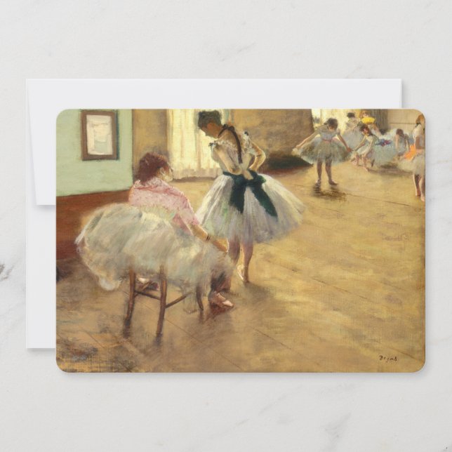 Edgar Degas The Dance Lesson (Front)