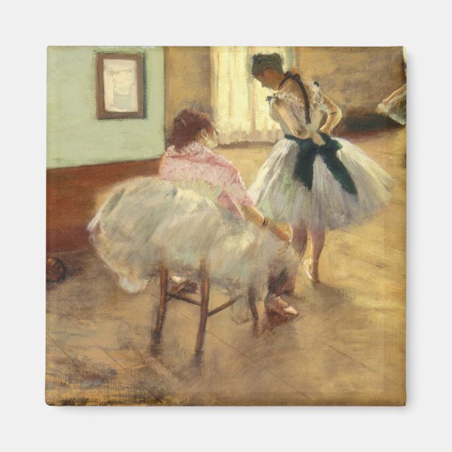 Edgar Degas The Dance Lesson Magnet (Front)