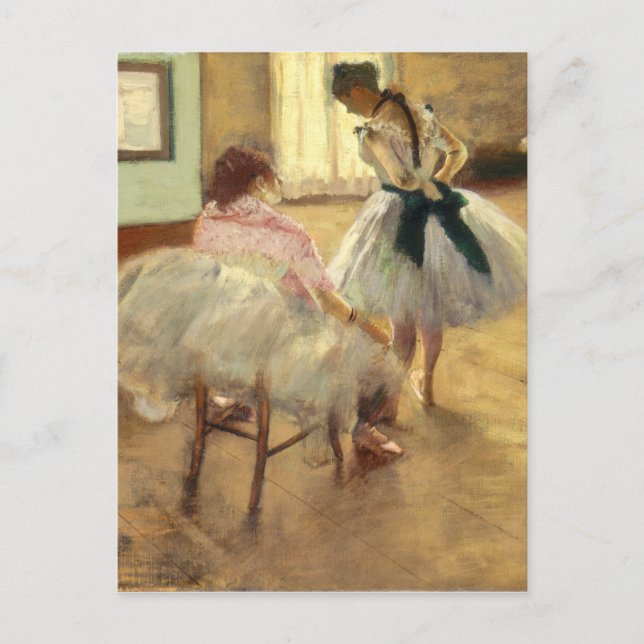 Edgar Degas The Dance Lesson Postcard (Front)