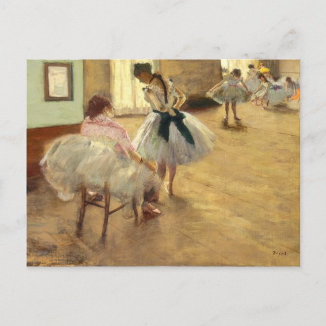 Edgar Degas The Dance Lesson Postcard (Front)
