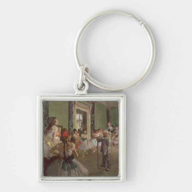 Edgar Degas | The Dancing Class, c.1873-76 Key Ring (Front)