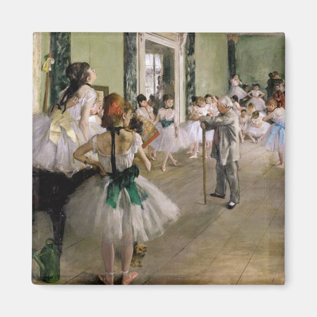 Edgar Degas - The Dancing Class Magnet (Front)
